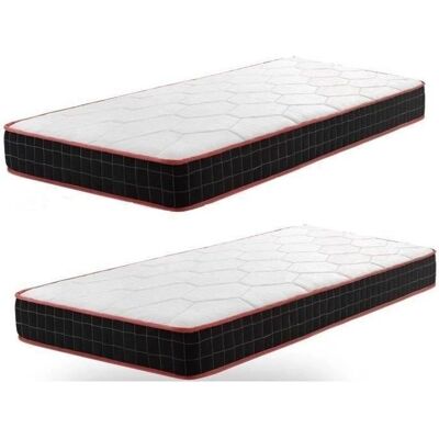 Ensemble de Matelas Iztoss 90x190cm Mousse à Mémoire de Luxe - 7 Zones de Soutien - Publicité Ensemble de Matelas Iztoss 90x190cm Mousse à Mémoire de Luxe - 7 Zones de Soutien - Publicité