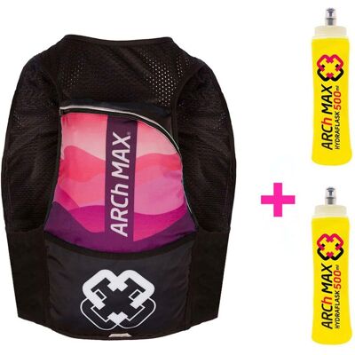 Gilet idratazione ARCh MAX - 8L Rosa/Nero Gilet idratazione ARCh MAX - 8L Rosa/Nero