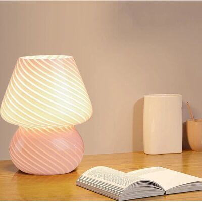 KCVV - Hongo Lampe - Pilzform - Glasschirm - Tischlampe KCVV - Hongo Lampe - Pilzform - Glasschirm - Tischlampe