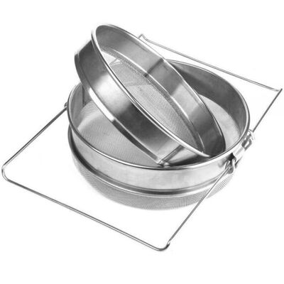 AIPERQ - Double stainless honey filter set - Plateado - Acero inoxidable - Honey filter AIPERQ - Double stainless honey filter set - Plateado - Acero inoxidable - Honey filter