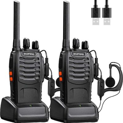AIPERQ - Baofeng Radio Portátil - 16 canales - Walkie Talkie AIPERQ - Baofeng Radio Portátil - 16 canales - Walkie Talkie