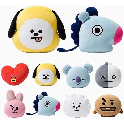 FMY Plys Pude - Sød Kpop BT21 TATA SHOOKY RJ SUGA COOKY - Plyslegetøj FMY Plys Pude - Sød Kpop BT21 TATA SHOOKY RJ SUGA COOKY - Plyslegetøj