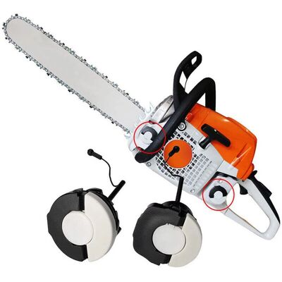 SNQ - Stihl MS171/MS181/MS200/MS210/MS200T/MS211/MS192/MS192T/MS230/MS240/MS250/MS260/MS340/MS360 - Black - 2 caps - Cap set SNQ - Stihl MS171/MS181/MS200/MS210/MS200T/MS211/MS192/MS192T/MS230/MS240/MS250/MS260/MS340/MS360 - Black - 2 caps - Cap set