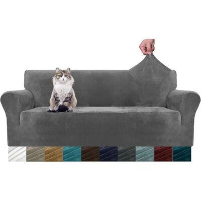 SNQ - Magic Velvet - Elastic - Pet Friendly - Sofa Cover SNQ - Magic Velvet - Elastic - Pet Friendly - Sofa Cover