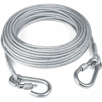 SNQ - Dog Tie-Out Cable - 15 m - 5 mm SNQ - Dog Tie-Out Cable - 15 m - 5 mm