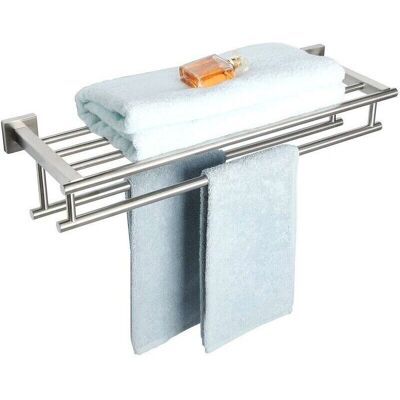 SNQ - 60cm Double SUS304 - Black Matte - Towel Rack SNQ - 60cm Double SUS304 - Black Matte - Towel Rack