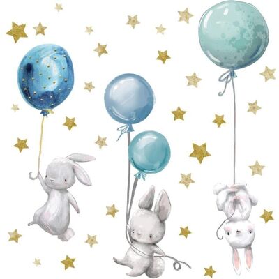 SNQ - Animal watercolor name - Decorative wall sticker SNQ - Animal watercolor name - Decorative wall sticker