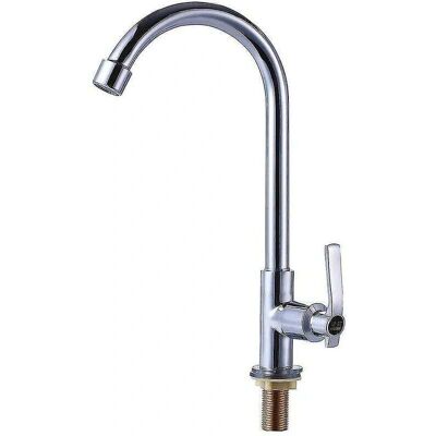 SNQ - Deck-Mount High Arc - Stainless Steel - Single-Handle - Faucet SNQ - Deck-Mount High Arc - Stainless Steel - Single-Handle - Faucet