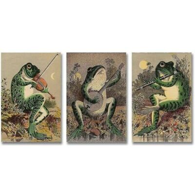 SNQ - Frog Art - Vintage - Poster SNQ - Frog Art - Vintage - Poster
