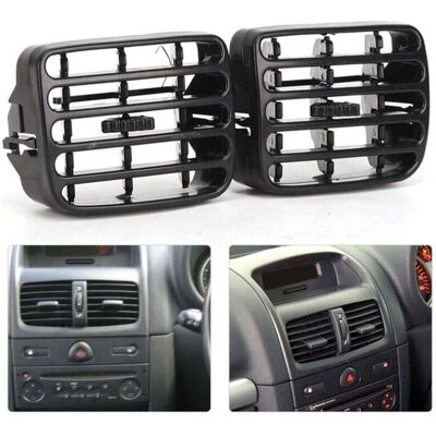SNQ - Clio II - Black - Central air vent grille SNQ - Clio II - Black - Central air vent grille