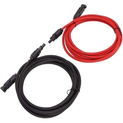 SNQ - PV Extension Cable - 6 mm² - 4 m - Solar Cable SNQ - PV Extension Cable - 6 mm² - 4 m - Solar Cable