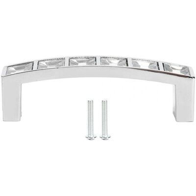 SNQ - Crystal Drawer Handle - Zinc alloy + crystal - 64 mm SNQ - Crystal Drawer Handle - Zinc alloy + crystal - 64 mm