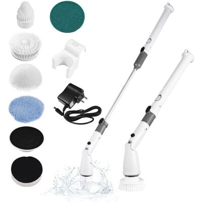 SNQ - 6-Head Cordless Brush - Adjustable 25-44in Handle SNQ - 6-Head Cordless Brush - Adjustable 25-44in Handle