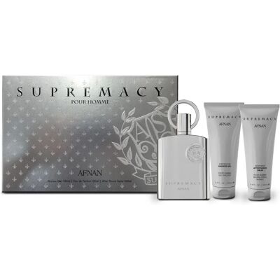 Afnan Supremacy Silver - 3-teilige Geschenkset für Männer Afnan Supremacy Silver - 3-teilige Geschenkset für Männer