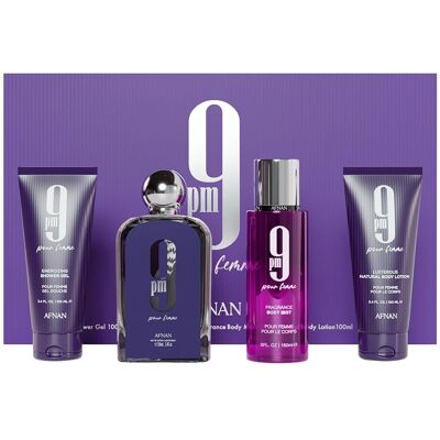 Afnan - 9PM Pour Femme - EDP 100 ml - Bodylotion 100 ml Afnan - 9PM Pour Femme - EDP 100 ml - Bodylotion 100 ml