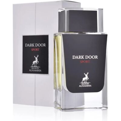 Maison Alhambra Dark Door Sport Eau de Parfum - Homme, Unisexe, 100ml - Publicité Maison Alhambra Dark Door Sport Eau de Parfum - Homme, Unisexe, 100ml - Publicité