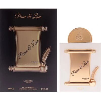 Lattafa Peace & Love Eau de Parfum 100ml - Unisex Doft Lattafa Peace & Love Eau de Parfum 100ml - Unisex Doft