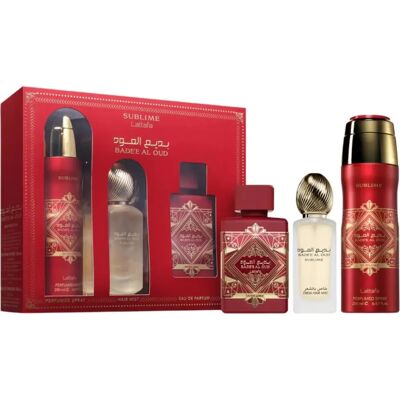 Coffret Cadeau Sublime Badee Al Oud - Unisex 3 pcs - Publicité Coffret Cadeau Sublime Badee Al Oud - Unisex 3 pcs - Publicité