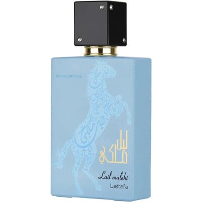 Lattafa Lail Maleki Moroccan Blue Eau de Parfum - Unisexe - Publicité Lattafa Lail Maleki Moroccan Blue Eau de Parfum - Unisexe - Publicité