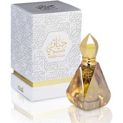 Al Haramain Hayati Gold Eau de Parfum - 3.33 oz, Nou cu cutie Al Haramain Hayati Gold Eau de Parfum - 3.33 oz, Nou cu cutie