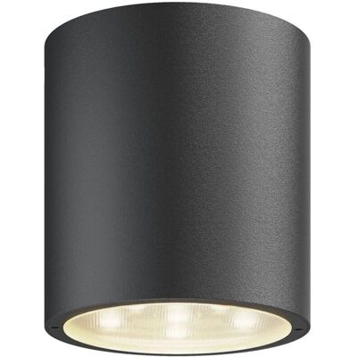 Lucande LED Lampa sufitowa Meret - Nowoczesna, Czarna, Aluminium, Zewnątrz Lucande LED Lampa sufitowa Meret - Nowoczesna, Czarna, Aluminium, Zewnątrz