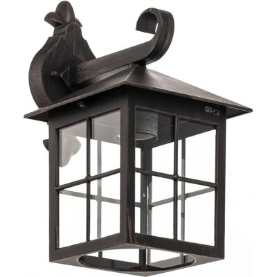 Lindby Wall Light - Rustic Outdoor Lantern - IP23 - E27 Lindby Wall Light - Rustic Outdoor Lantern - IP23 - E27