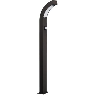 Luce da Giardino Esterno 'Lennik' con Sensore - Alluminio Nero Luce da Giardino Esterno 'Lennik' con Sensore - Alluminio Nero