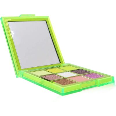 Huda Beauty Neon Green Eyeshadow Palette - Neon Obsessions - 9 Shadows Huda Beauty Neon Green Eyeshadow Palette - Neon Obsessions - 9 Shadows