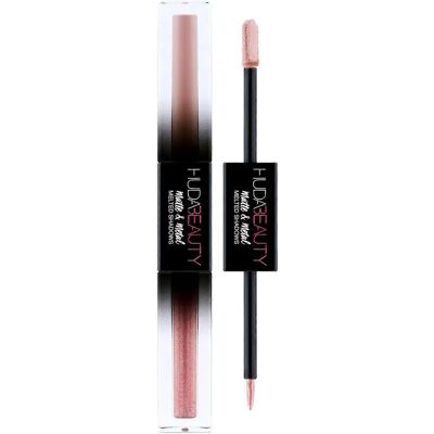 Huda Beauty Liquid Melted - Cinnamon Toast & Hella Honey - Ombre à paupières - Publicité Huda Beauty Liquid Melted - Cinnamon Toast & Hella Honey - Ombre à paupières - Publicité