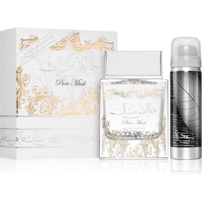 Lattafa Pure Khalis Musk - Unisex Eau De Parfum & Deodorant Set Lattafa Pure Khalis Musk - Unisex Eau De Parfum & Deodorant Set