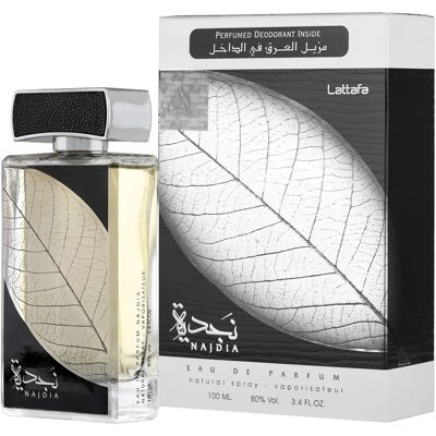 Lattafa Najdia Set (EdP 100 ml + DS 50 ml) - Publicité Lattafa Najdia Set (EdP 100 ml + DS 50 ml) - Publicité