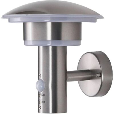 Lindby Lillie Modern Utomhus Vägglampa med Sensor - Rostfritt stål Lindby Lillie Modern Utomhus Vägglampa med Sensor - Rostfritt stål