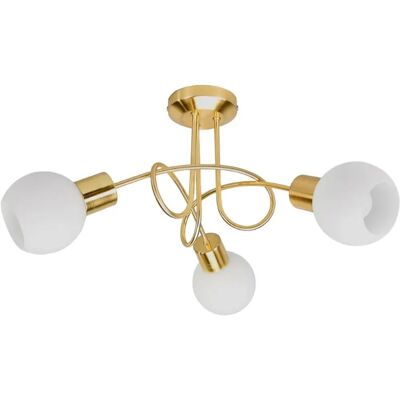 Lindby Elaina Lampa sufitowa - 3 Światła, Złoto, E14 Lindby Elaina Lampa sufitowa - 3 Światła, Złoto, E14