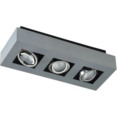 Arcchio - Taklampa 'Vince' - Modern aluminium grå 3 lampor Arcchio - Taklampa 'Vince' - Modern aluminium grå 3 lampor