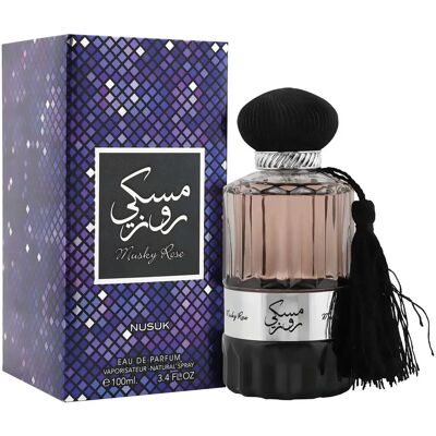 Nusuk Rose Musqué Eau de Parfum - Unisexe 100ml - Publicité Nusuk Rose Musqué Eau de Parfum - Unisexe 100ml - Publicité
