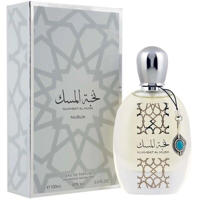 Nusuk Nusuk Nukhbat Al Musk Eau De Parfum 3.4 Oz - Parfum Unisexe - Publicité Nusuk Nusuk Nukhbat Al Musk Eau De Parfum 3.4 Oz - Parfum Unisexe - Publicité