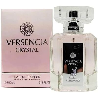 Maison Alhambra Versencia Crystal Eau de Parfum - Blumig Frisch für Damen, 100ml Maison Alhambra Versencia Crystal Eau de Parfum - Blumig Frisch für Damen, 100ml