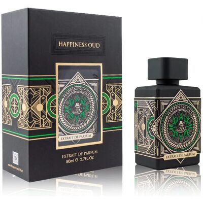 Unisex-tuoksu Happiness Oud Fragrance World - 80ml/2,7oz Luksus Unisex-tuoksu Happiness Oud Fragrance World - 80ml/2,7oz Luksus