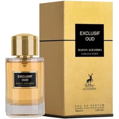 Maison Alhambra Exclusif Oud Collection Eau de Parfum - 100ml Maison Alhambra Exclusif Oud Collection Eau de Parfum - 100ml