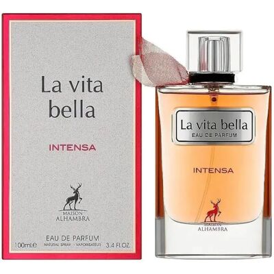 Maison Alhambra La Vita Bella Intensa Eau de Parfum - Parfum pour femme - Publicité Maison Alhambra La Vita Bella Intensa Eau de Parfum - Parfum pour femme - Publicité