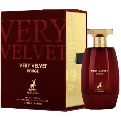 Maison Alhambra Very Velvet Rouge Eau de Parfum - Parfum pour Femmes & Hommes Maison Alhambra Very Velvet Rouge Eau de Parfum - Parfum pour Femmes & Hommes
