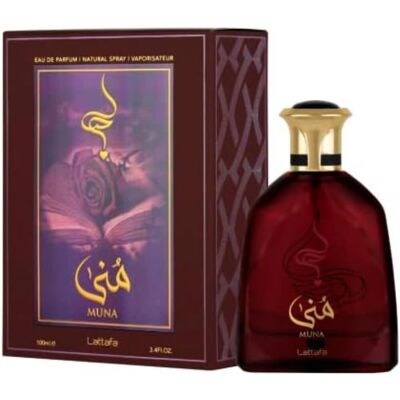 Lattafa Muna Eau De Parfum - Blommig Citrus för Kvinnor 100ml Lattafa Muna Eau De Parfum - Blommig Citrus för Kvinnor 100ml