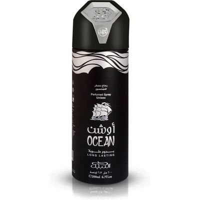 Nabeel Ocean Déodorant en Spray Unisexe - 200ml - Publicité Nabeel Ocean Déodorant en Spray Unisexe - 200ml - Publicité
