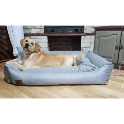 Viking Choice Cama XXL para Perro de Cuero Sintético - Impermeable - 120x90 Viking Choice Cama XXL para Perro de Cuero Sintético - Impermeable - 120x90