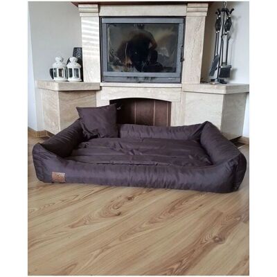 Viking Choice XXL Lederimitat Hundebett - Wasserdicht Braun - 90x60cm Viking Choice XXL Lederimitat Hundebett - Wasserdicht Braun - 90x60cm