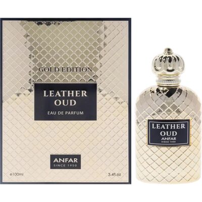 Anfar Leather Oud Gold Edition Eau De Parfum Deep Oud & Leather - Unisex Fragrance Anfar Leather Oud Gold Edition Eau De Parfum Deep Oud & Leather - Unisex Fragrance