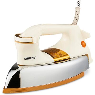 Geepas - 1200W Heavy Weight - Non Stick - Dry Iron Geepas - 1200W Heavy Weight - Non Stick - Dry Iron