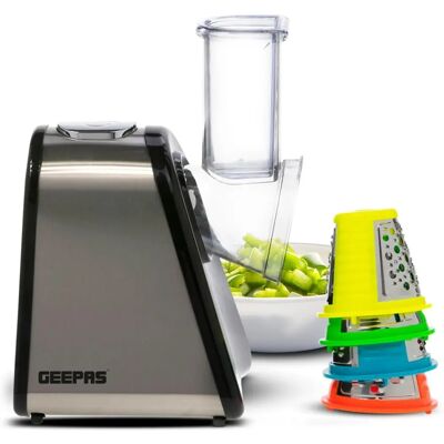 Geepas 4-in-1 Electric Food Slicer - Electric Food Slicer Geepas 4-in-1 Electric Food Slicer - Electric Food Slicer