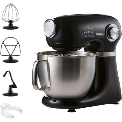 Geepas 1000W Stand Mixer Tilt-Head Food Mixer 5L Kitchen Electric Standing Mixer Geepas 1000W Stand Mixer Tilt-Head Food Mixer 5L Kitchen Electric Standing Mixer