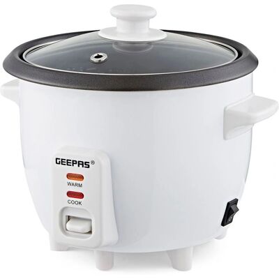 Geepas 450W Rice Cooker - Keep Warm Function Geepas 450W Rice Cooker - Keep Warm Function